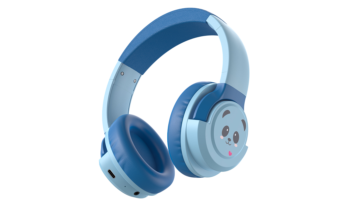 OEM BL35 Touch button Wireless Over-Ear kids headphone (5)