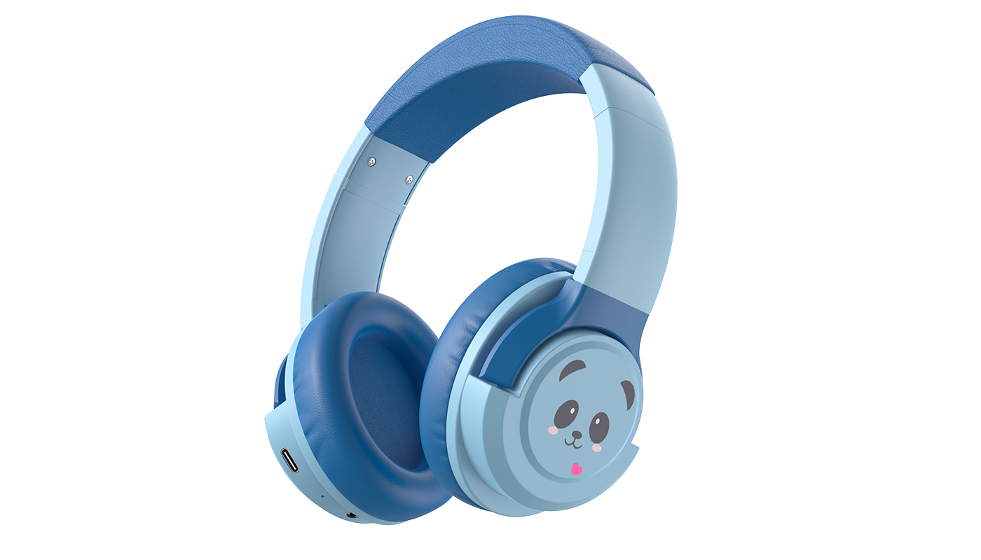 OEM BL35 Touch button Wireless Over-Ear kids headphone (3)