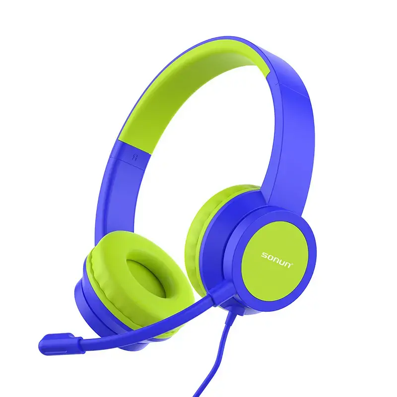 Deep Bass Children Headsets Wired With Microphone And Volume Control OEM (1)