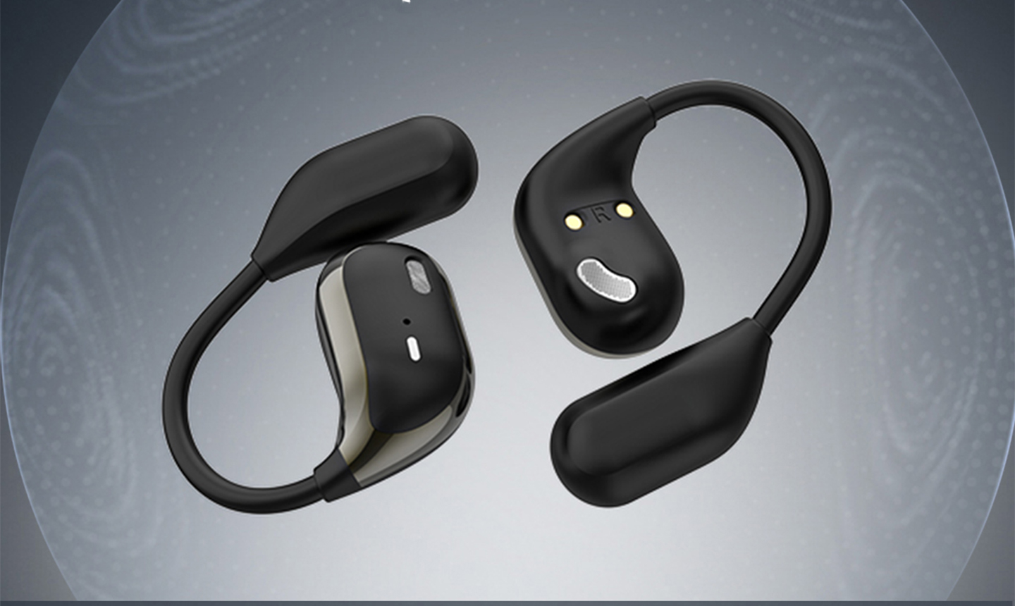 Customized LOGO Sport Adjustable Ear-hook Wireless Earbuds (4)1