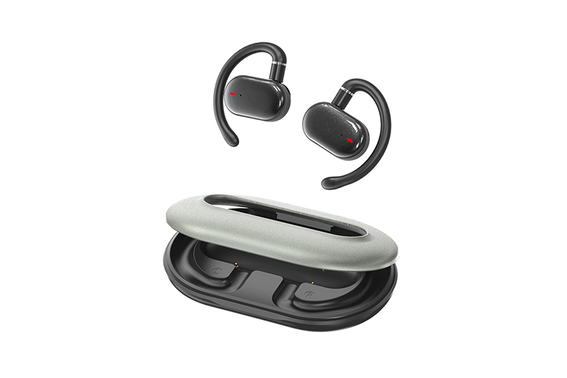 OEM Sport Adjustable Ear-Hook Wireless Earbuds with Metallic Finish (6)1