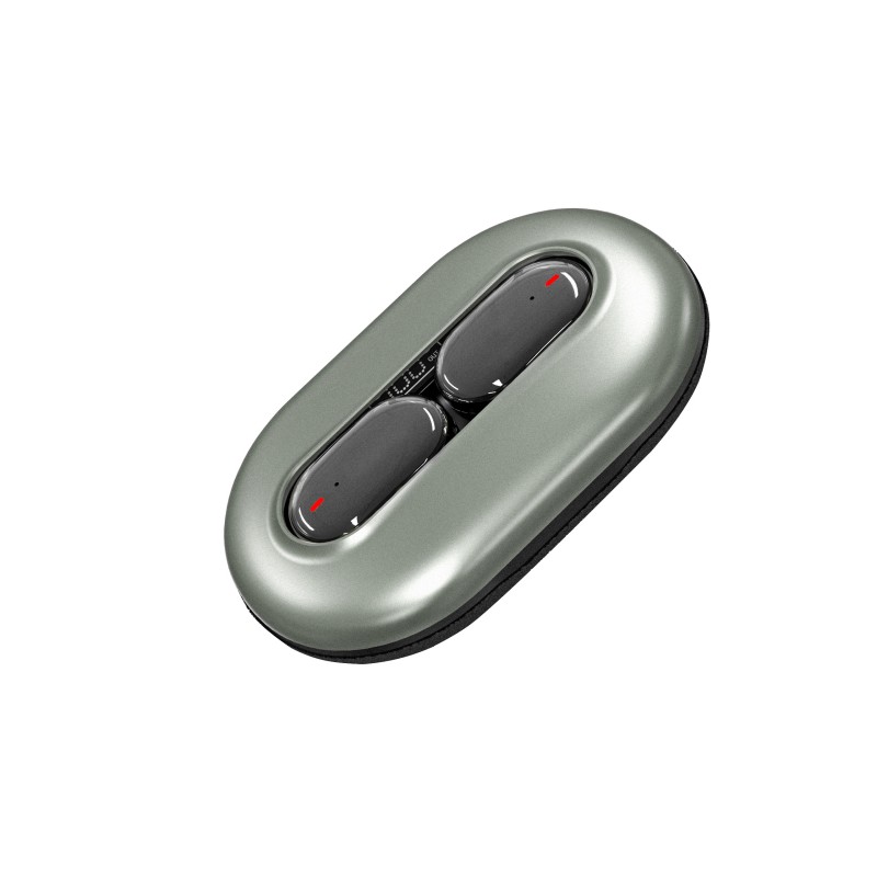 OEM Sport Adjustable Ear-Hook Wireless Earbuds with Metallic Finish (2)