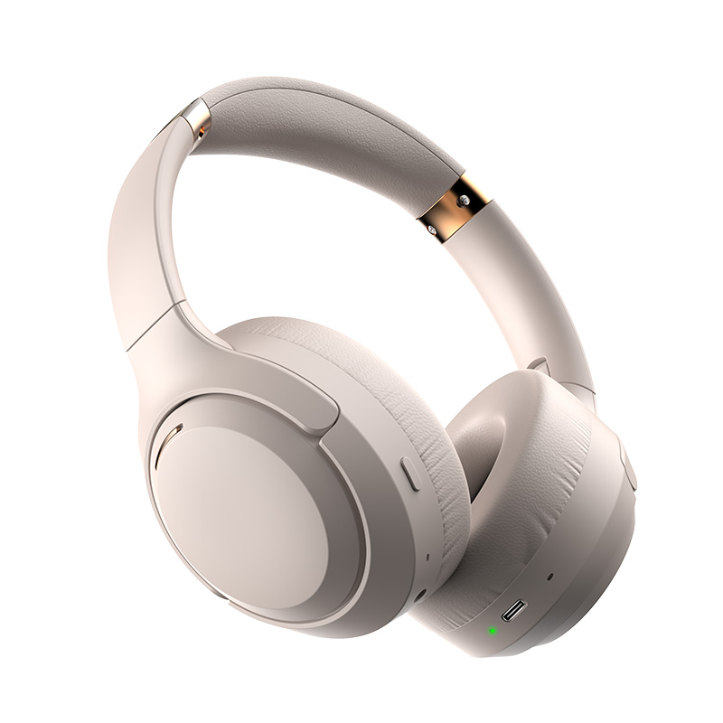 Customized Hybrid Active Noise Reduction Deep Bass Wireless Over-Ear headphone (2)