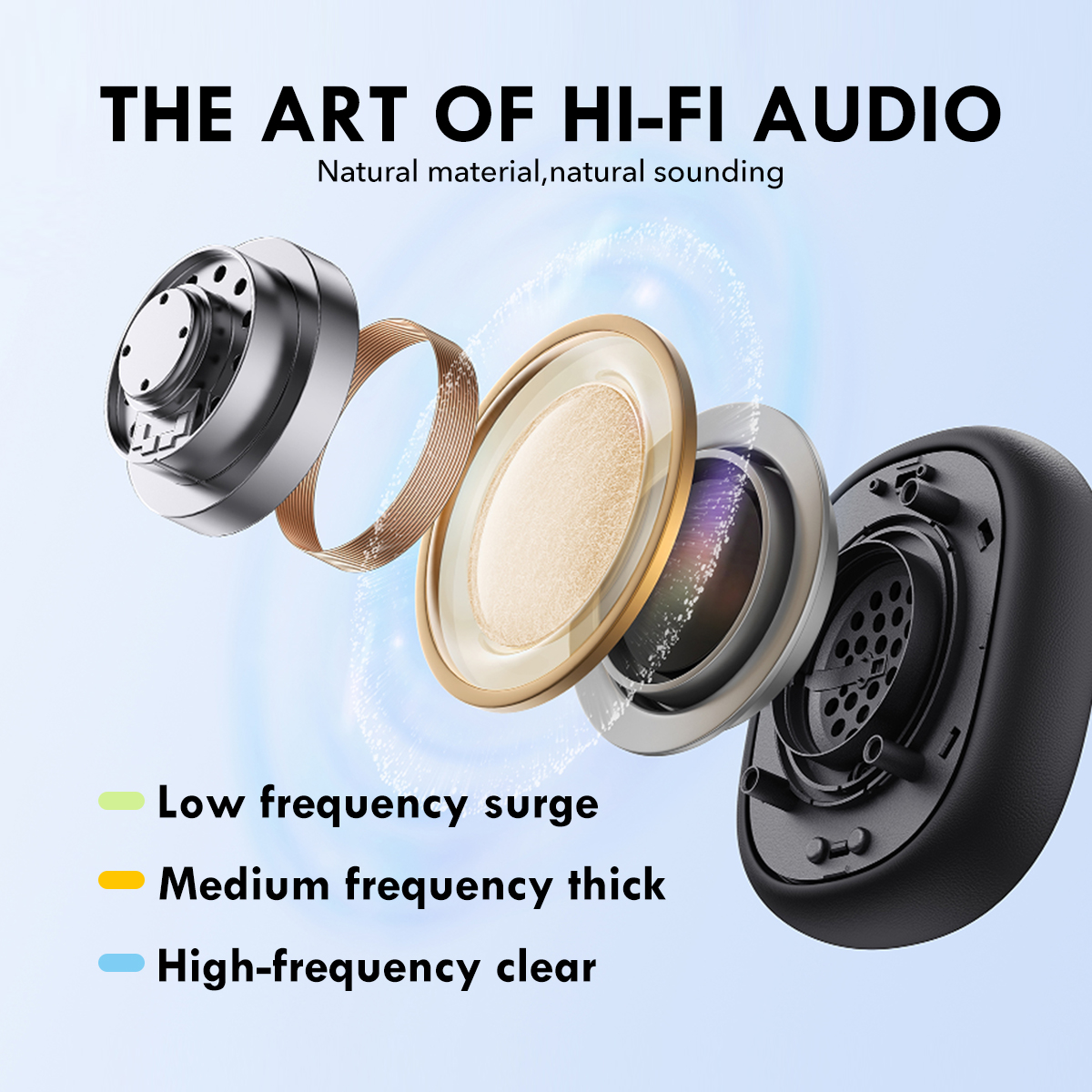 Customized LOGO Wireless Over-Ear Headphone with Cushion Design (8)