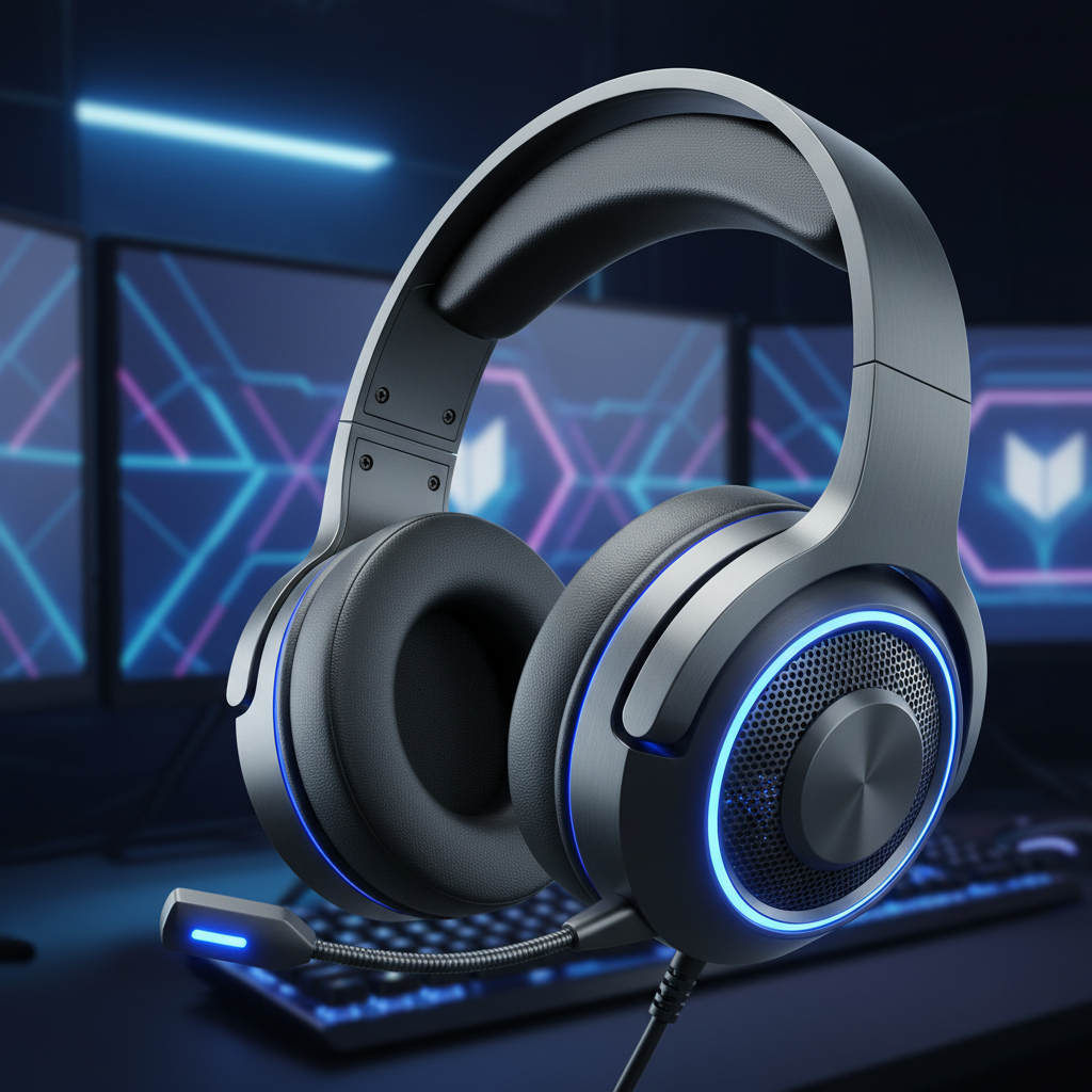 Headphones With Noise Cancelation For Professional E-Sports Gaming