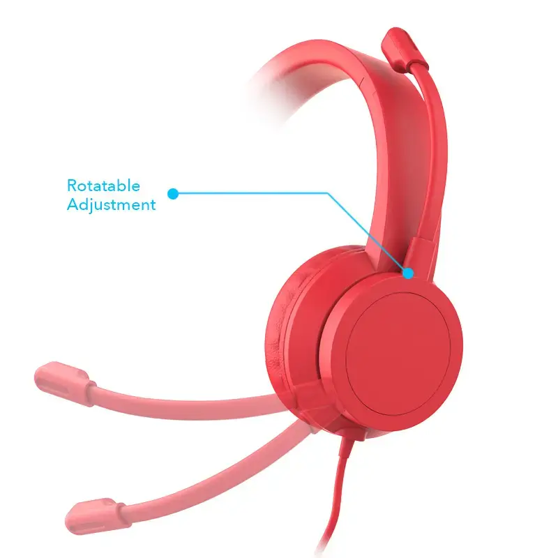 Deep Bass Children Headsets Wired With Microphone And Volume Control OEM (4)