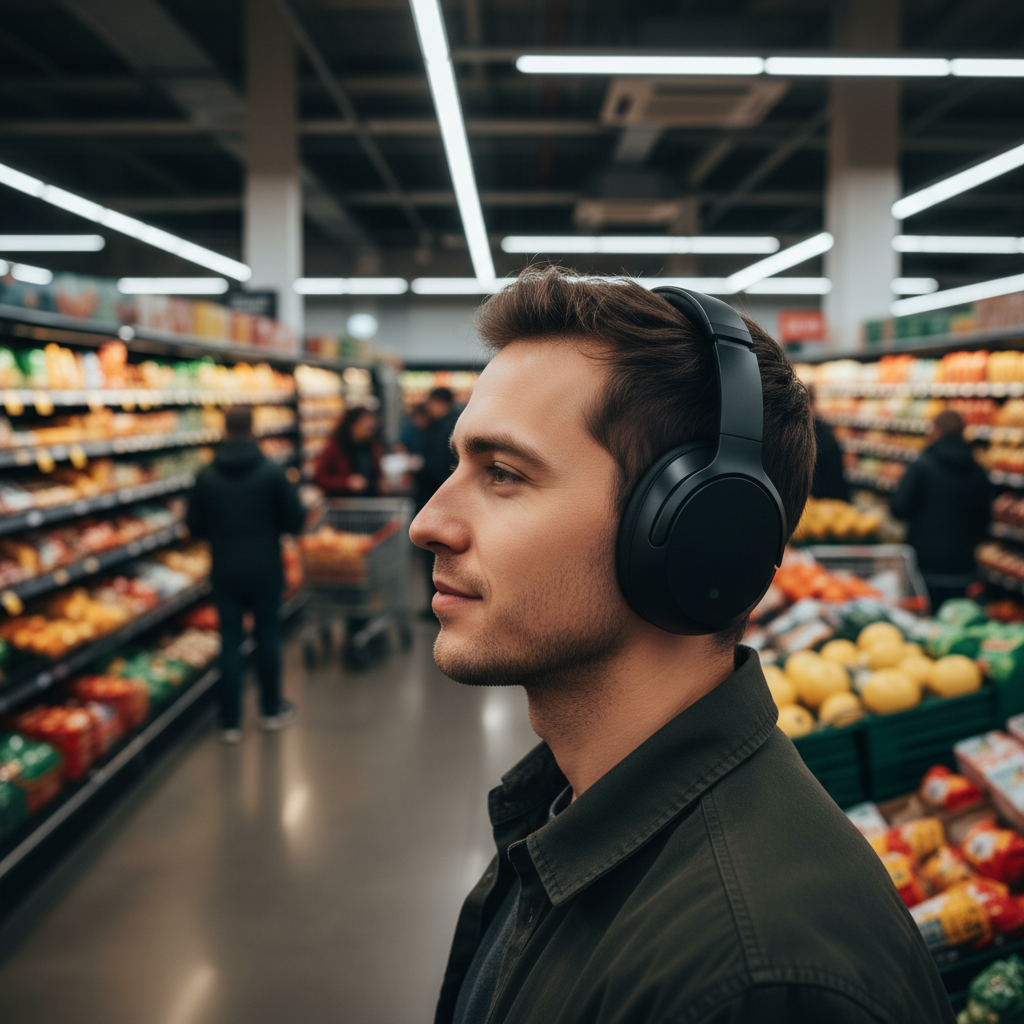 Good Sound Cancelling Headphones For Large Supermarkets