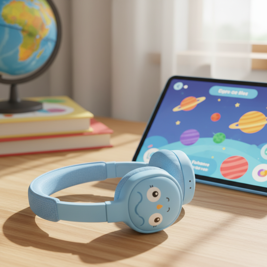 Blue Tooth Earpods For Children's Online Education