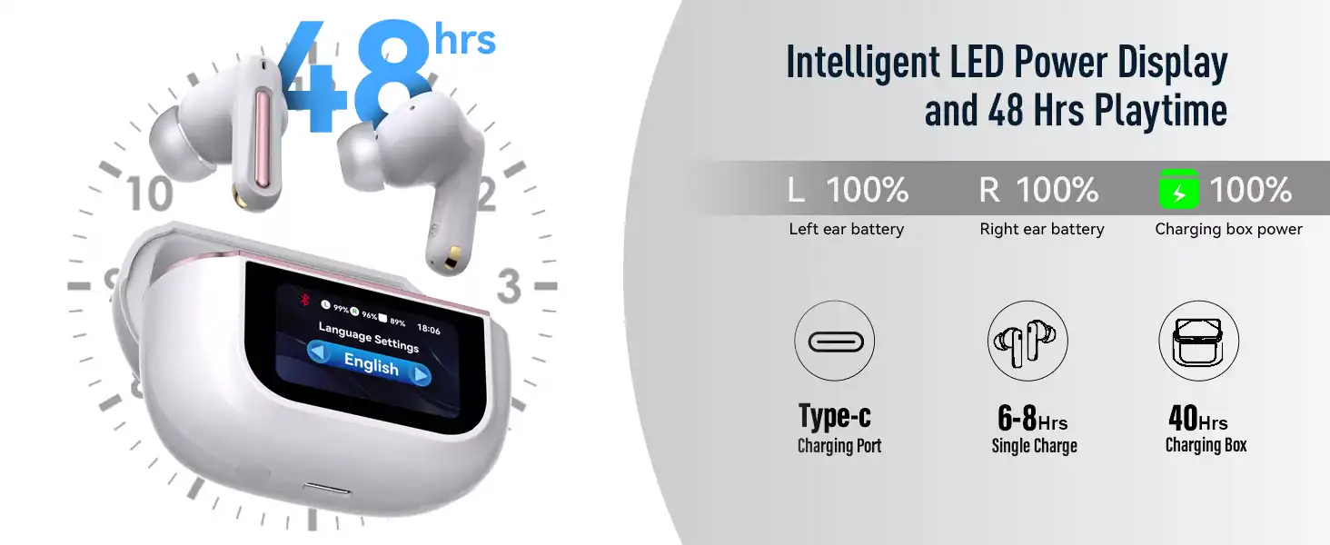 Touch screen noise-canceling bluetooth headphone oem (2)