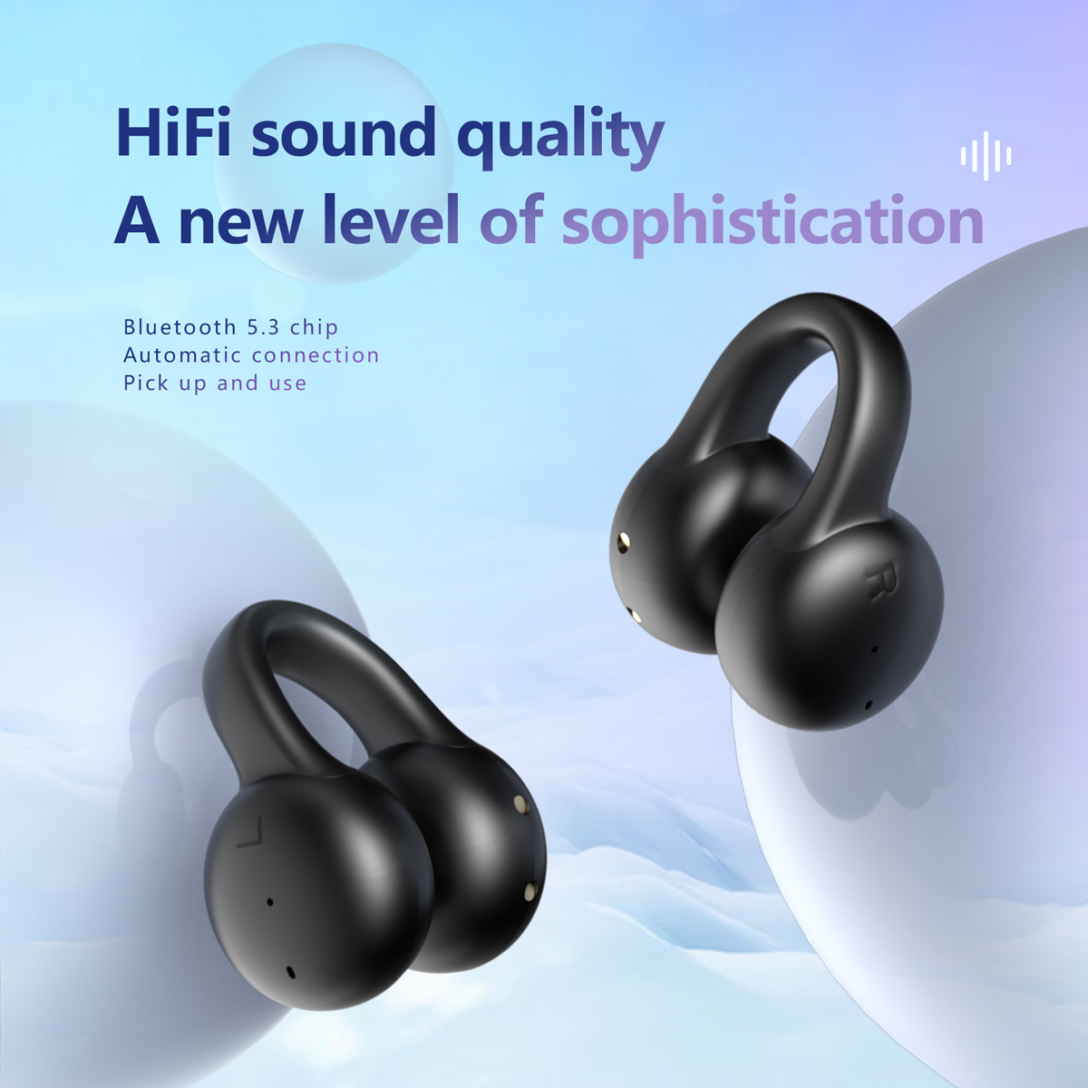 OEM Hi-Res Audio Ultra Light Sports Earbuds Wireless With Mic (5)