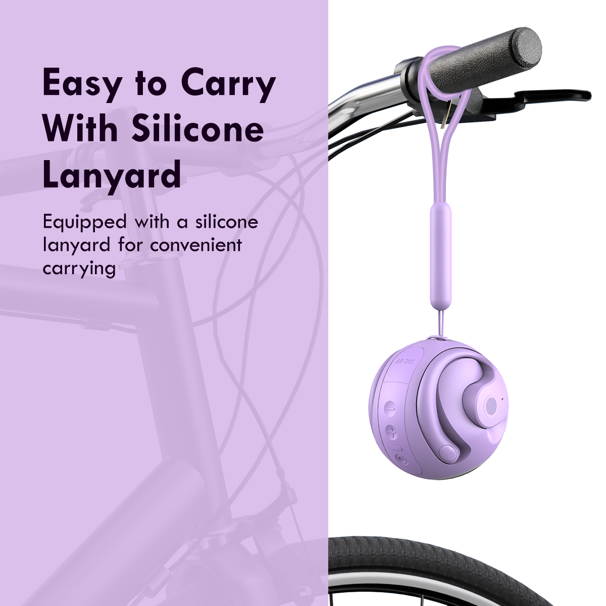 OEM 1PC Speaker and Headphone 2 in 1 Ball Shape Ear-hook Wireless Earphones (4)