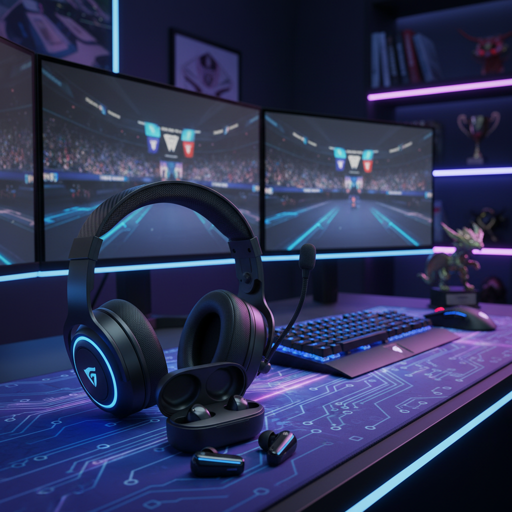 Bluetooth Earbuds And Headphones For Professional E-Sports Gaming