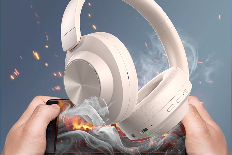 Customized LOGO Wireless Over-Ear Headphone with Cushion Design (6)1