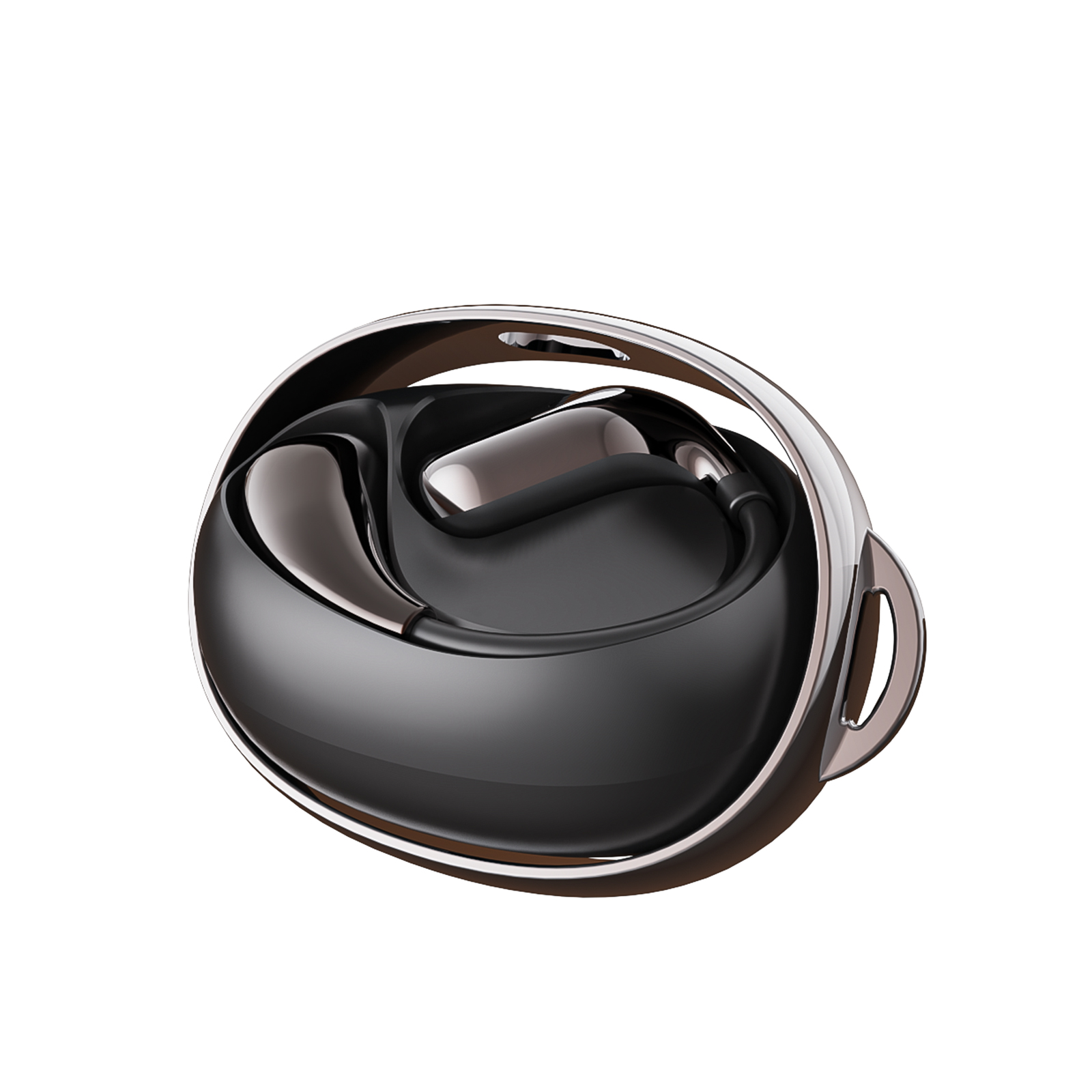 360°Rotating Charging Case Wireless Earbuds with Soft Silicone Ear Hooks (10)