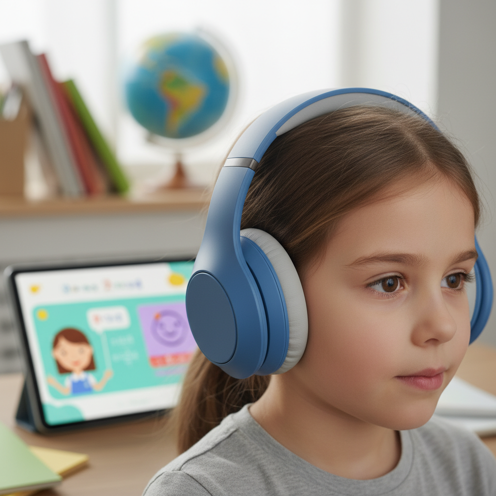 Good Headphones Noise Cancelling For Children's Online Education