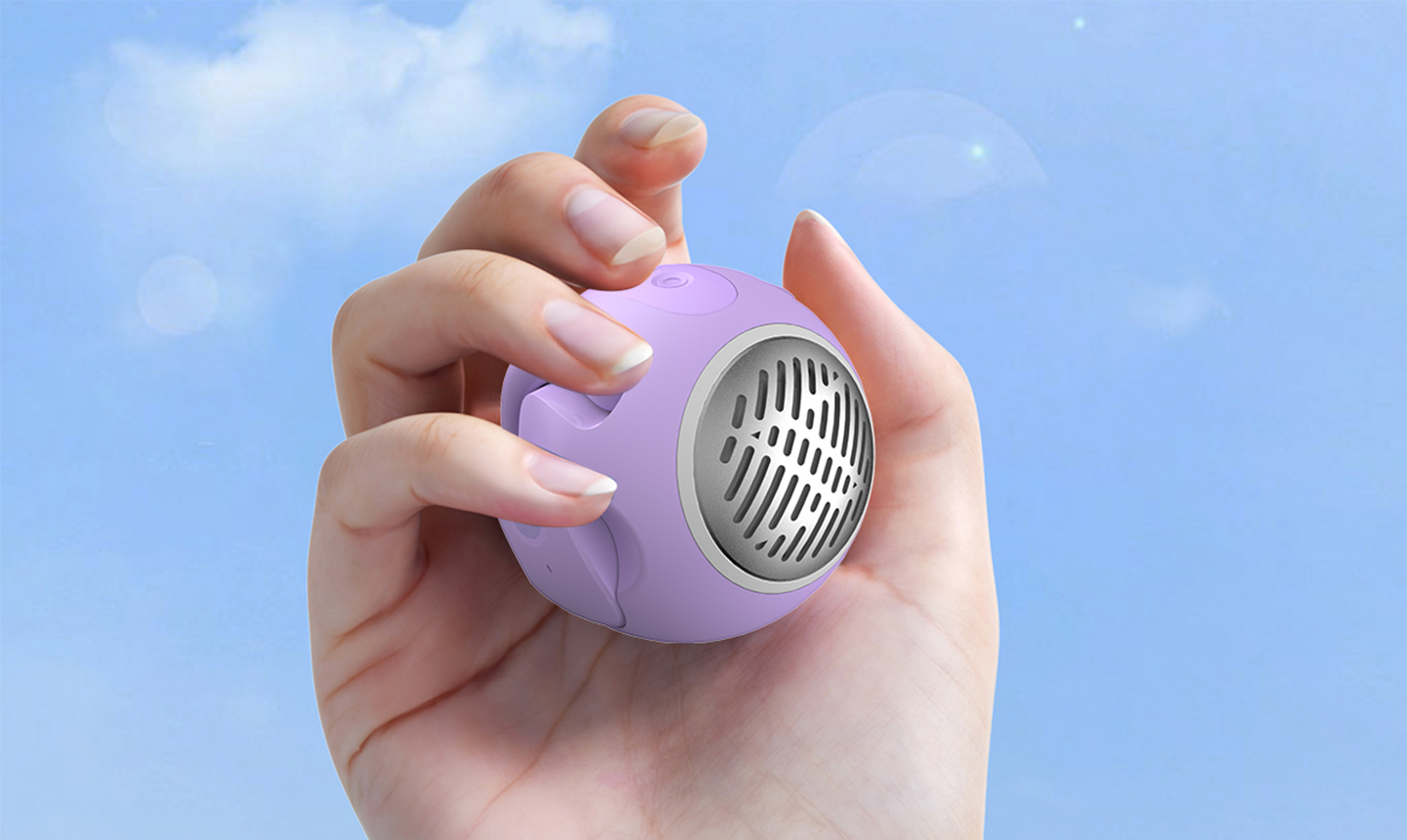 OEM 1PC Speaker and Headphone 2 in 1 Ball Shape Ear-hook Wireless Earphones (7)1