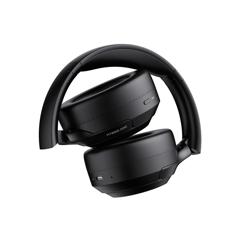 Customized Hybrid Active Noise Reduction Deep Bass Wireless Over-Ear headphone (6)