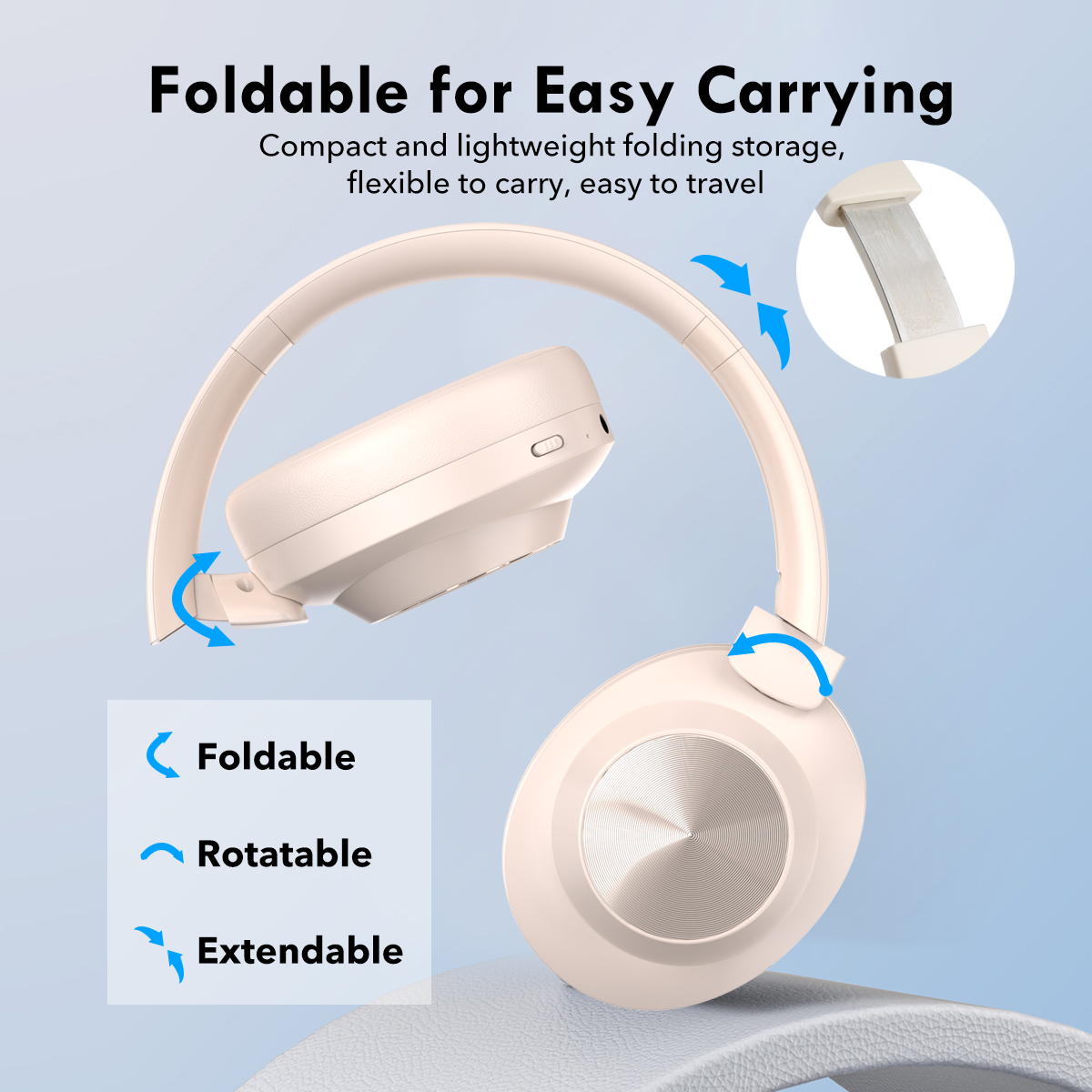 Customized LOGO Wireless Over-Ear Headphone with Cushion Design (13)
