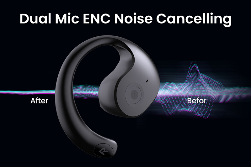 OEM AI Language Translator Open-ear Bluetooth Earbuds With APP Control (4)1