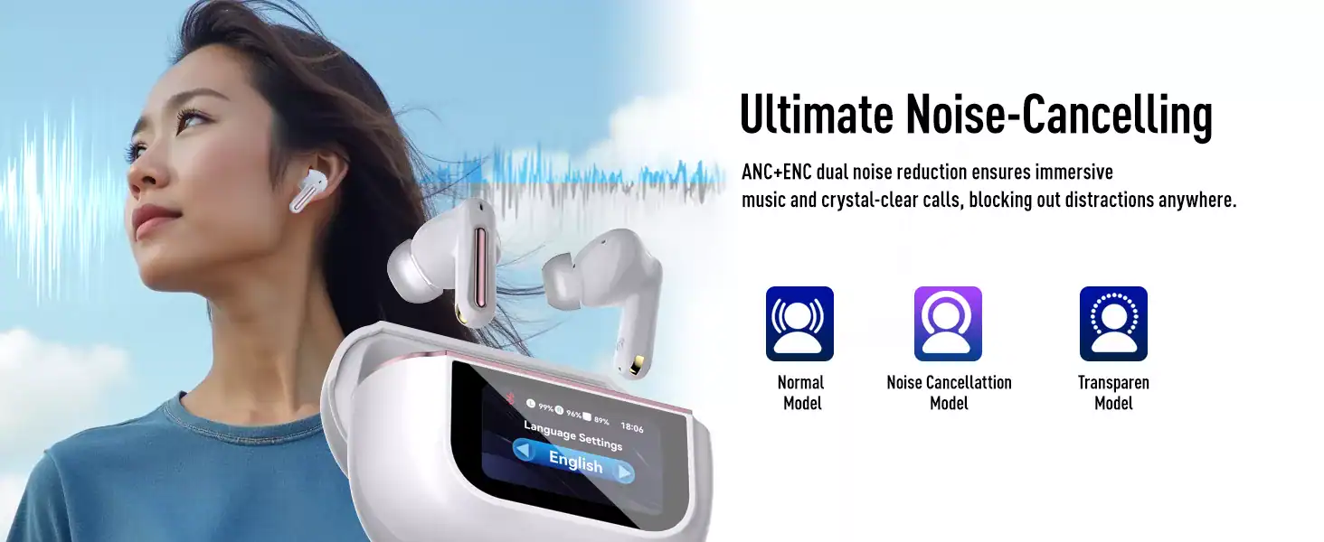 Touch screen noise-canceling bluetooth headphone oem (5)