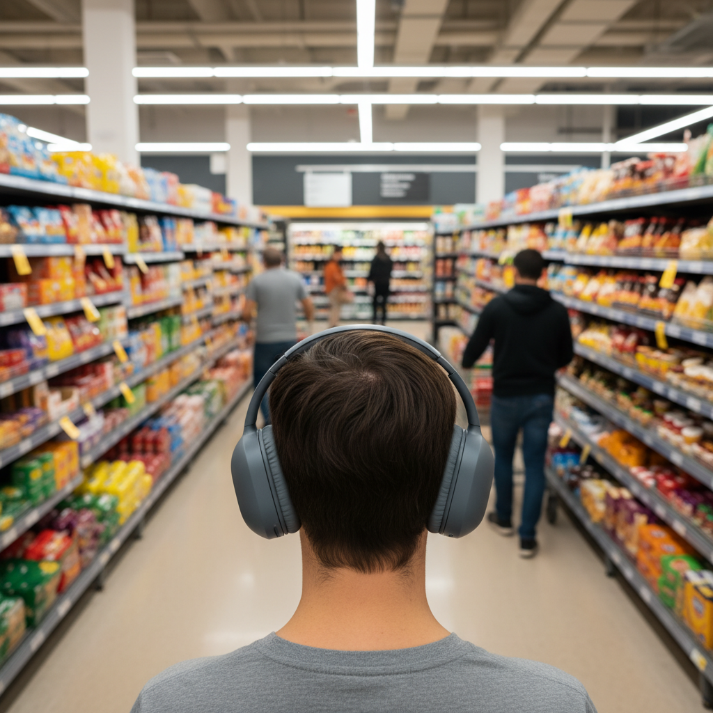 Good Headphones Noise Cancelling For Large Supermarkets