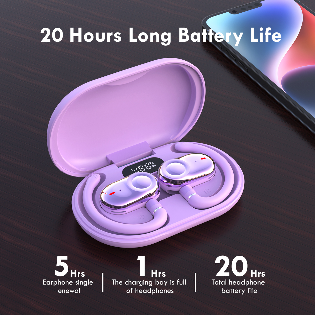 OEM Open Ear Earphone Ultimate Comfort and Immersive Sound Experience (7)